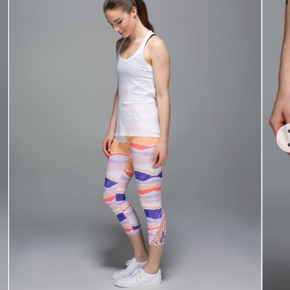 NWT Lululemon True Self Crop Size 8